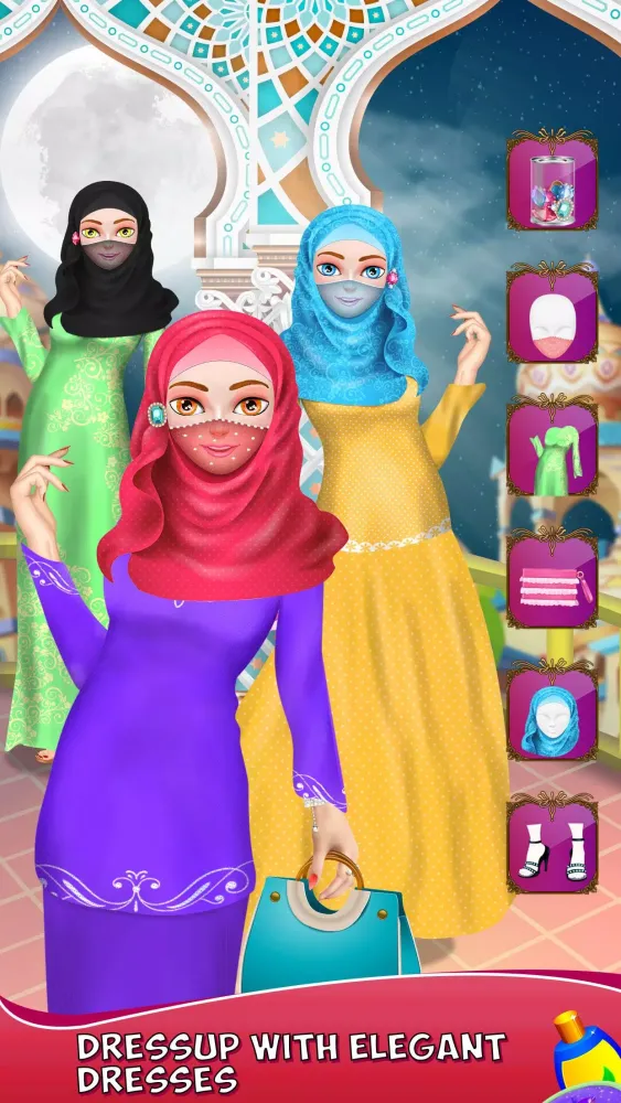 Hijab Fashion: Dress Up Games Screenshots