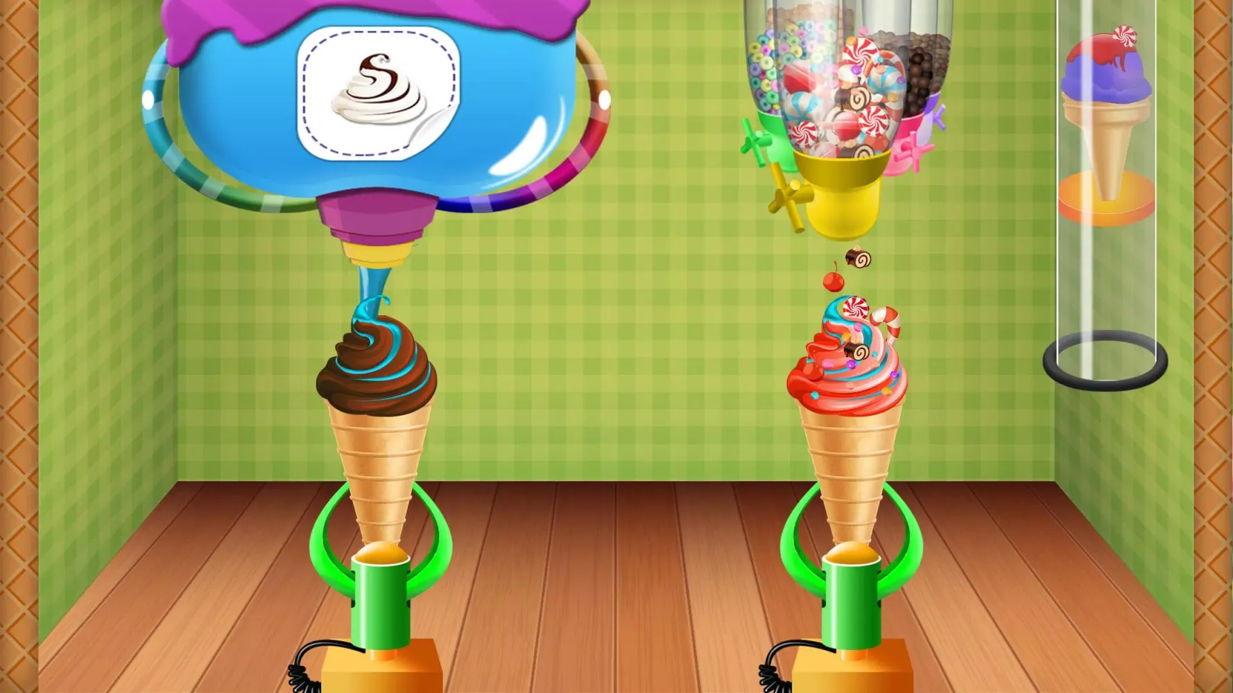 Ice Cream Cone Maker Factory स्क्रीनशॉट