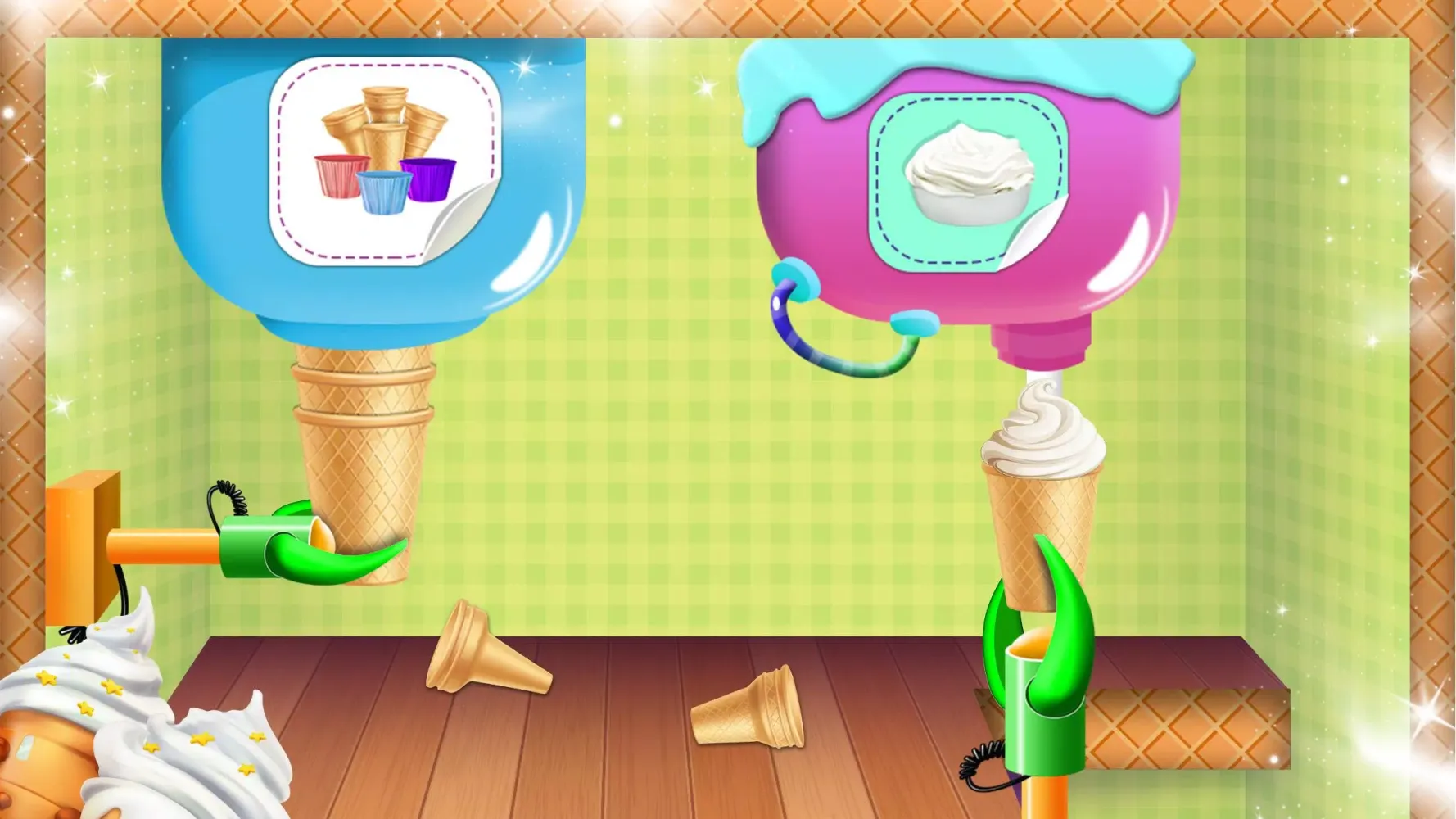 Ice Cream Cone Maker Factory स्क्रीनशॉट