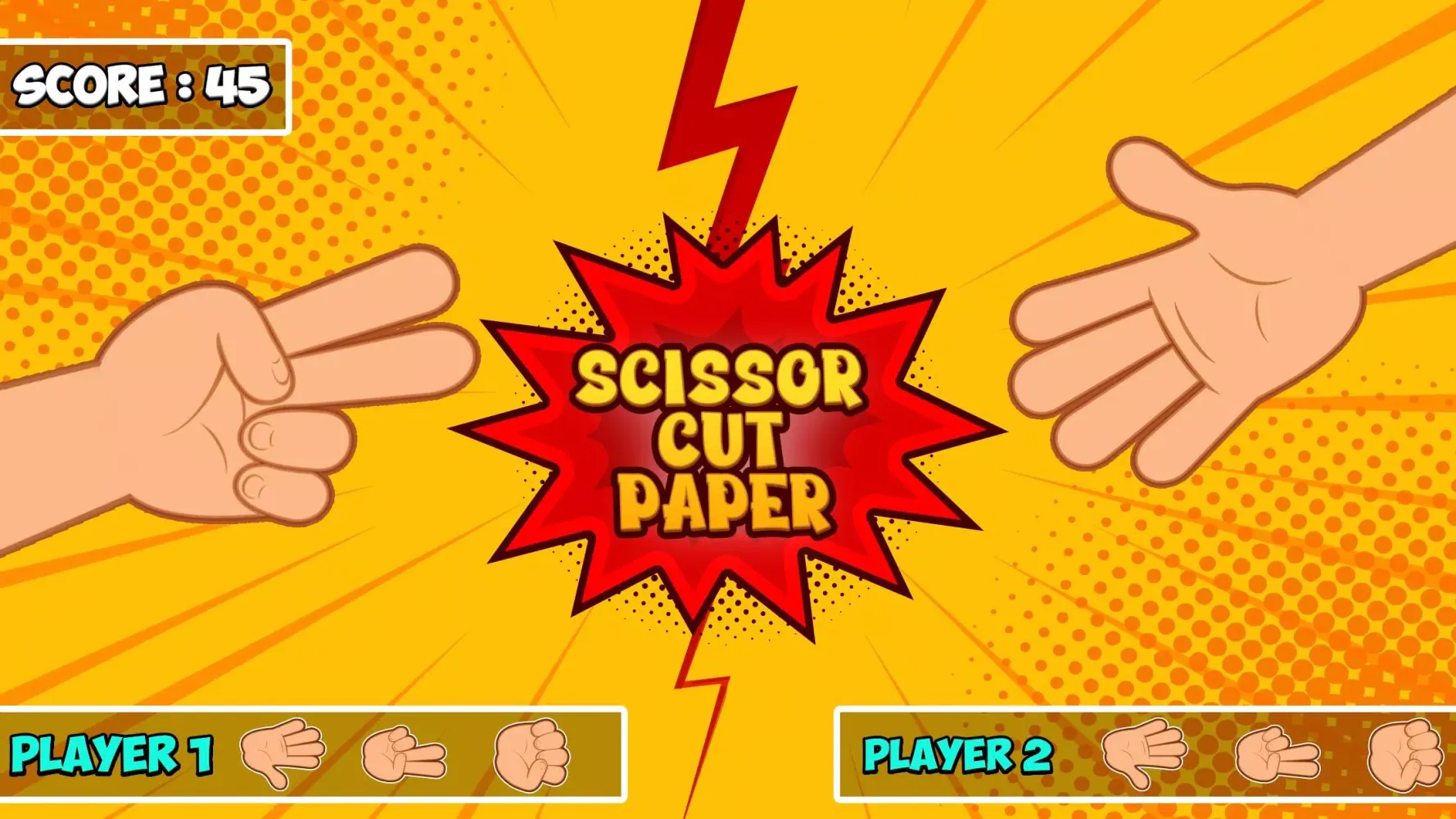 Rock Paper Scissor Challenge سکرین شاٹس