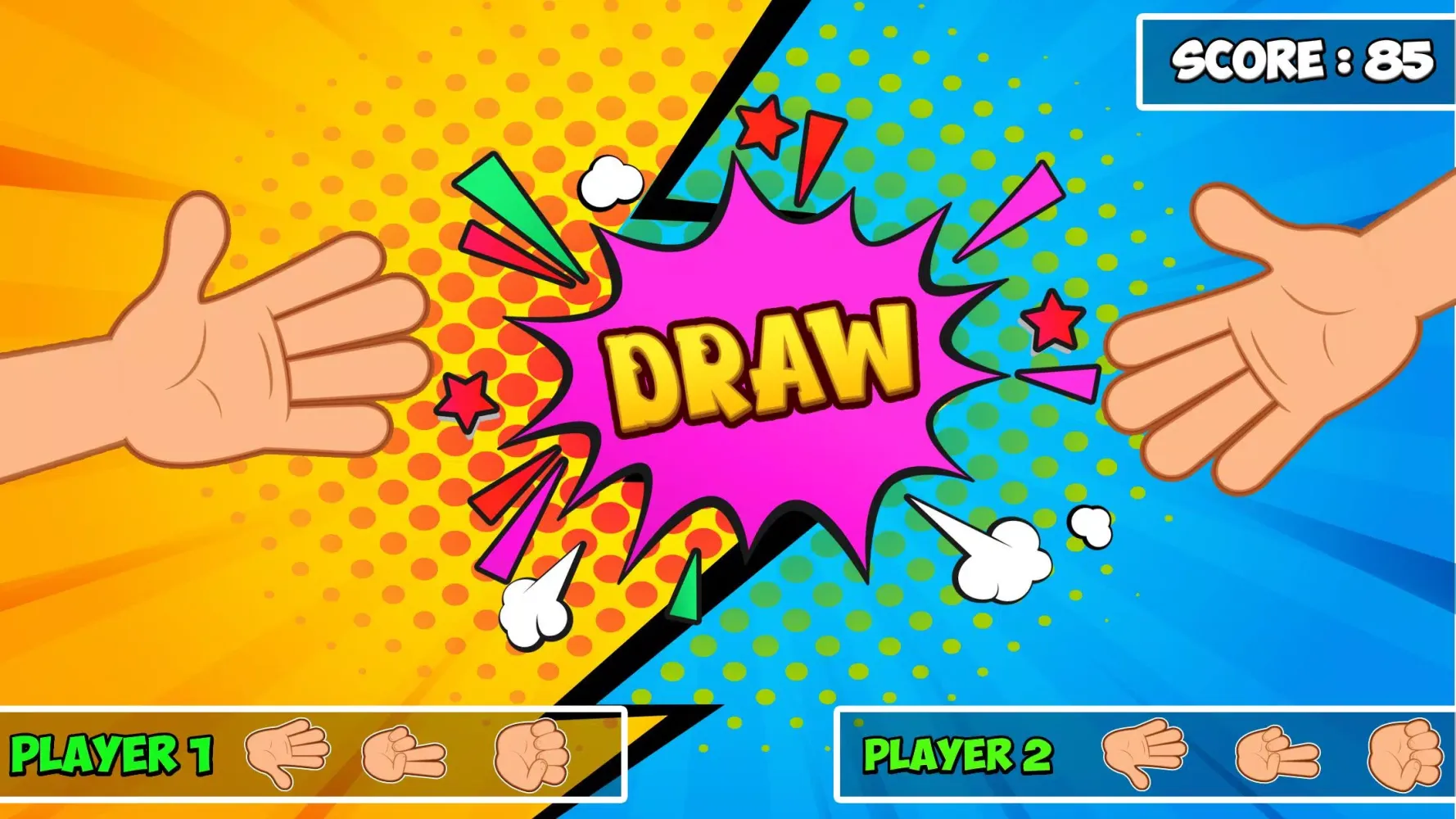 Rock Paper Scissor Challenge سکرین شاٹس
