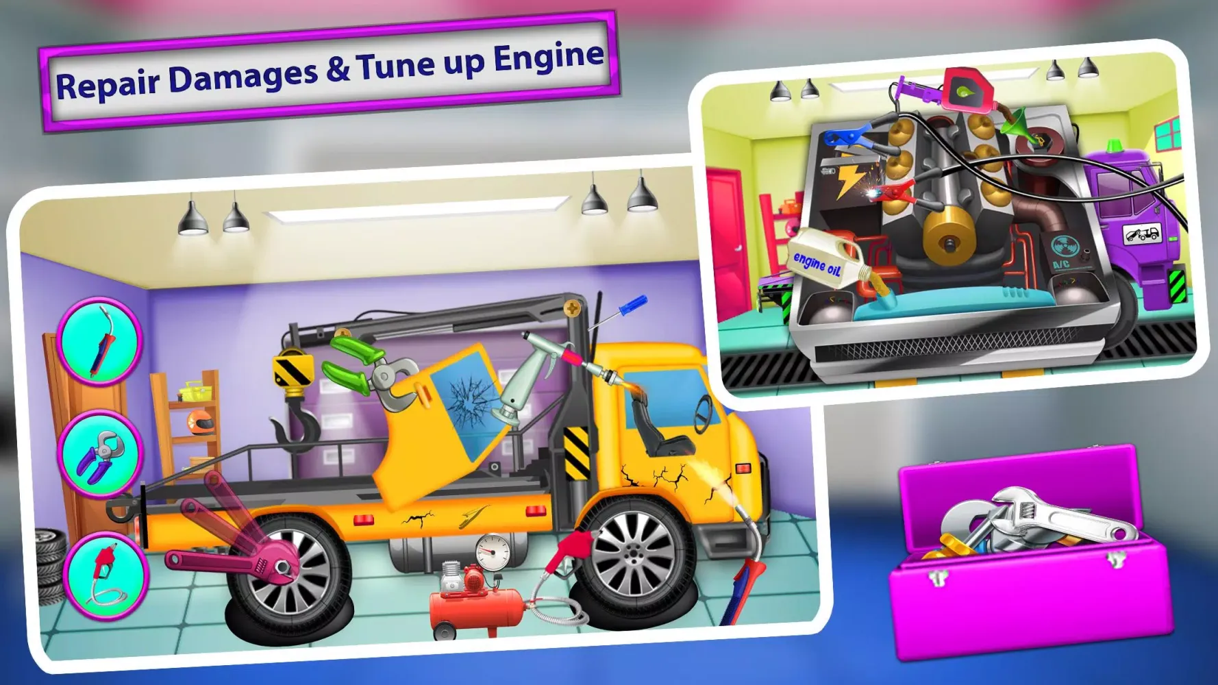 Tow Truck Repairing Screenshots