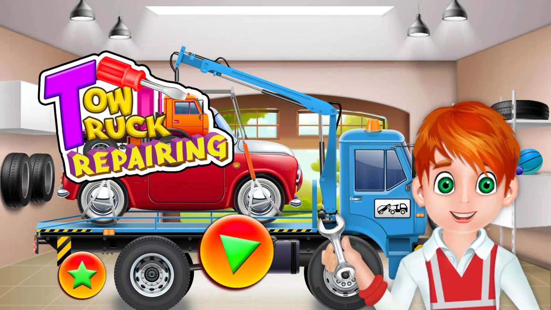 Tow Truck Repairing Screenshots