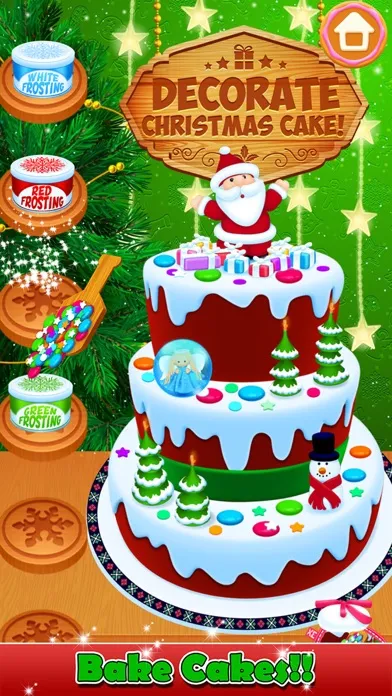 Unicorn Cooking Christmas Game سکرین شاٹس