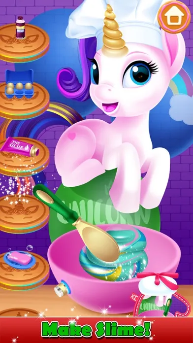 Unicorn Cooking Christmas Game سکرین شاٹس