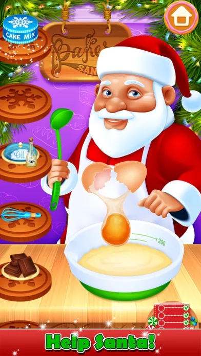 Unicorn Cooking Christmas Game سکرین شاٹس
