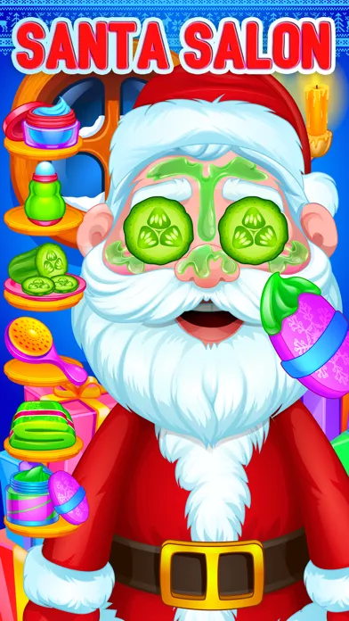 Captures d'écran de Crazy Christmas Party - Kids Dressup & Salon Games