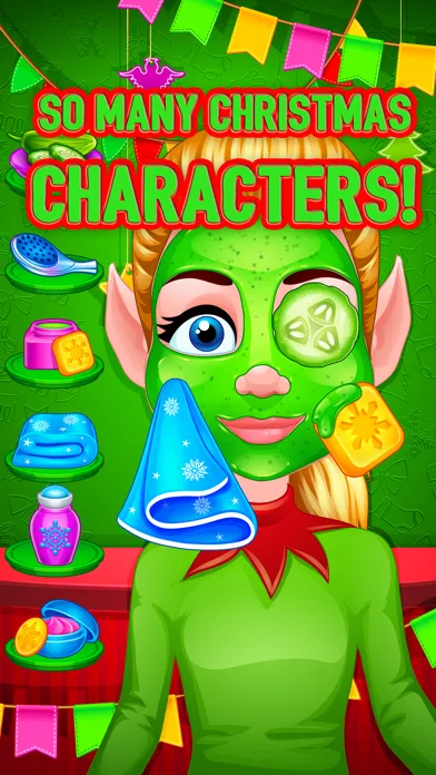 Captures d'écran de Crazy Christmas Party - Kids Dressup & Salon Games