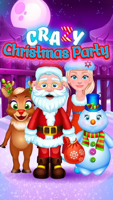 Captures d'écran de Crazy Christmas Party - Kids Dressup & Salon Games