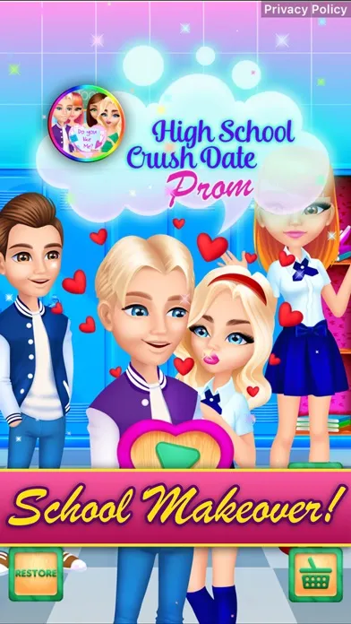 ภาพหน้าจอของ High School Crush Prom Date