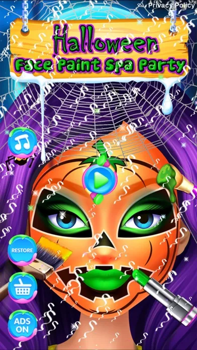 Halloween Face Paint Spa Party سکرین شاٹس