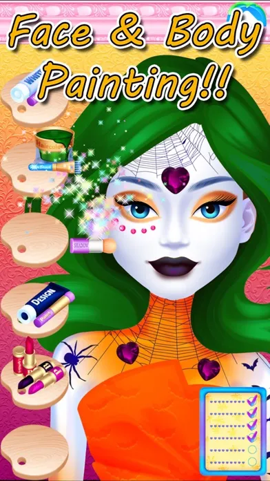 Halloween Face Paint Spa Party سکرین شاٹس