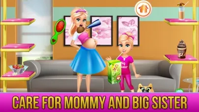 Capturas de tela do New Baby Sister Makeover Game