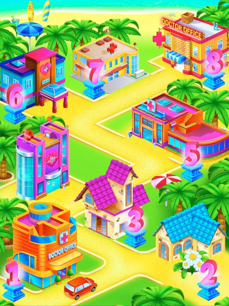 Capturas de tela do Summer Baby Story- Kids Spa Games (Boys & Girls) iPad 
