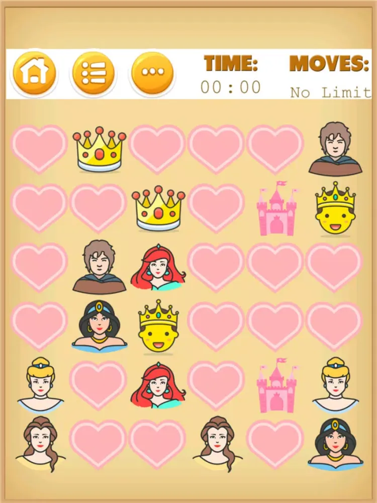 تصاویر Princess Emoji Matching Game iPad 