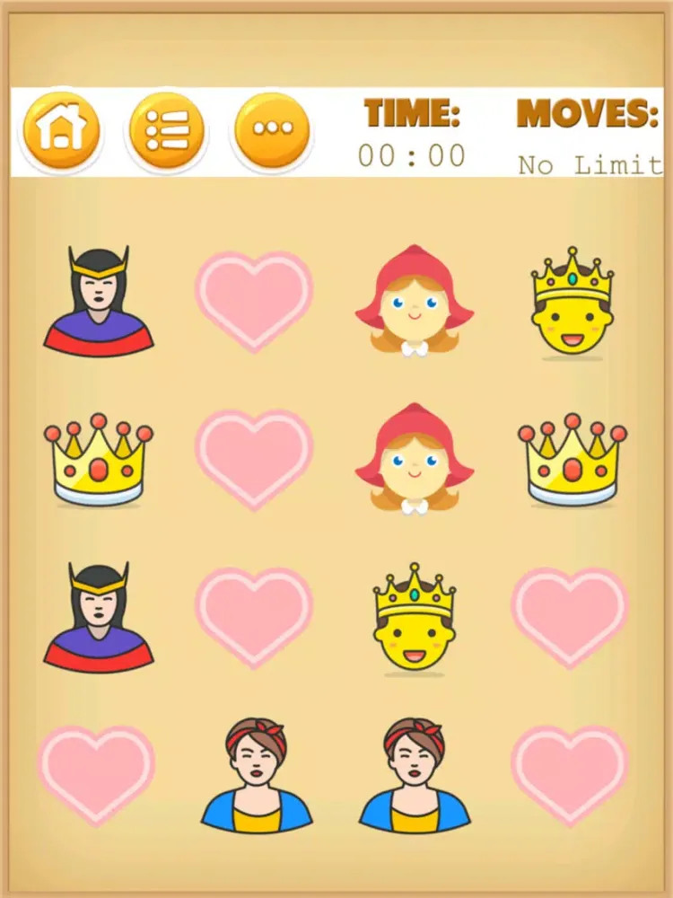 تصاویر Princess Emoji Matching Game iPad 