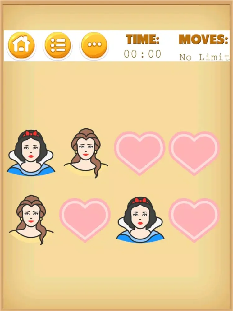 تصاویر Princess Emoji Matching Game iPad 