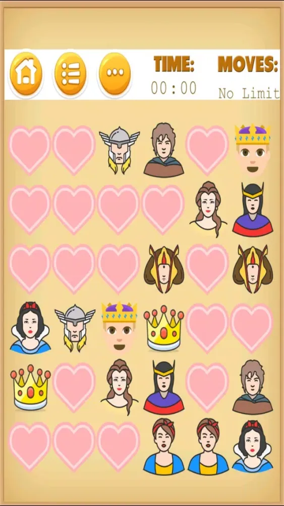تصاویر Princess Emoji Matching Game