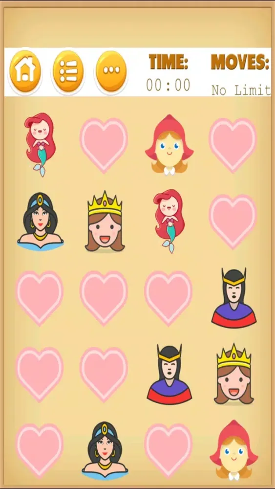 تصاویر Princess Emoji Matching Game