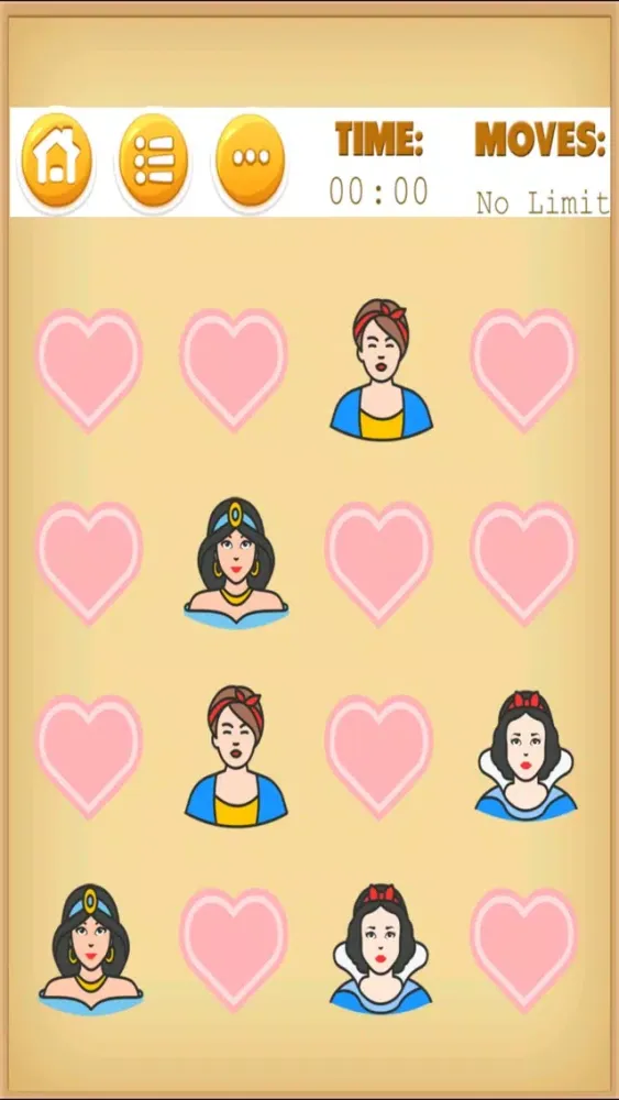 تصاویر Princess Emoji Matching Game