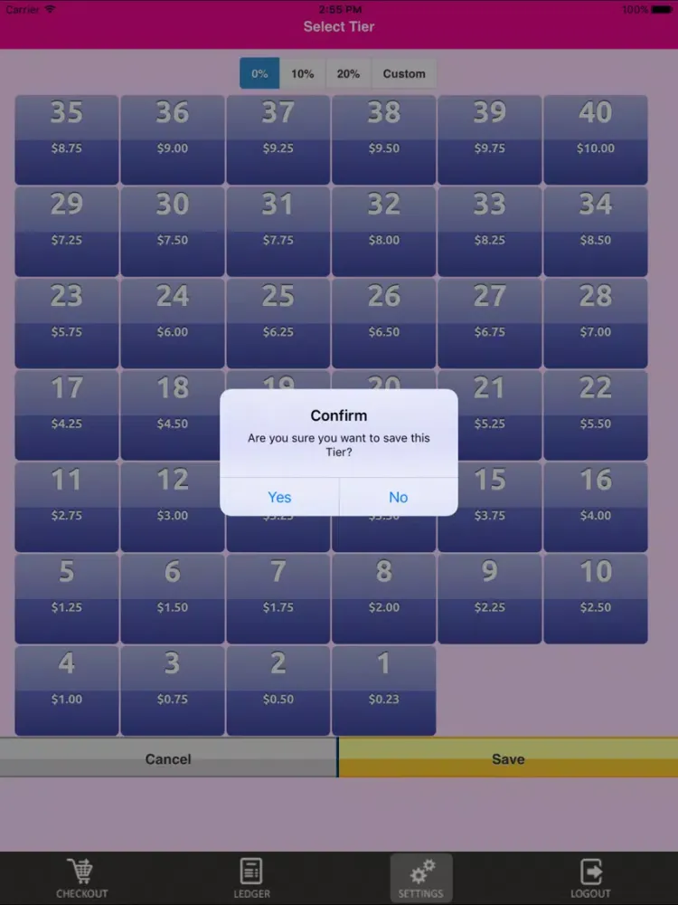 Capturas de tela do Holiday Shop Checkout App iPad 