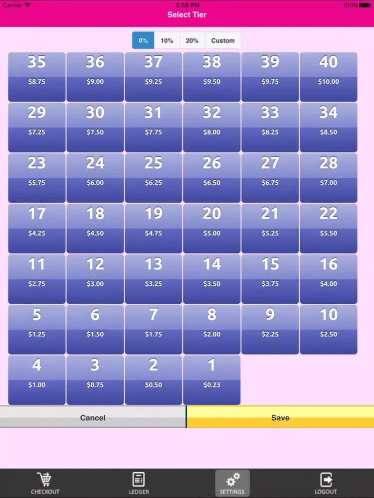 Capturas de tela do Holiday Shop Checkout App iPad 