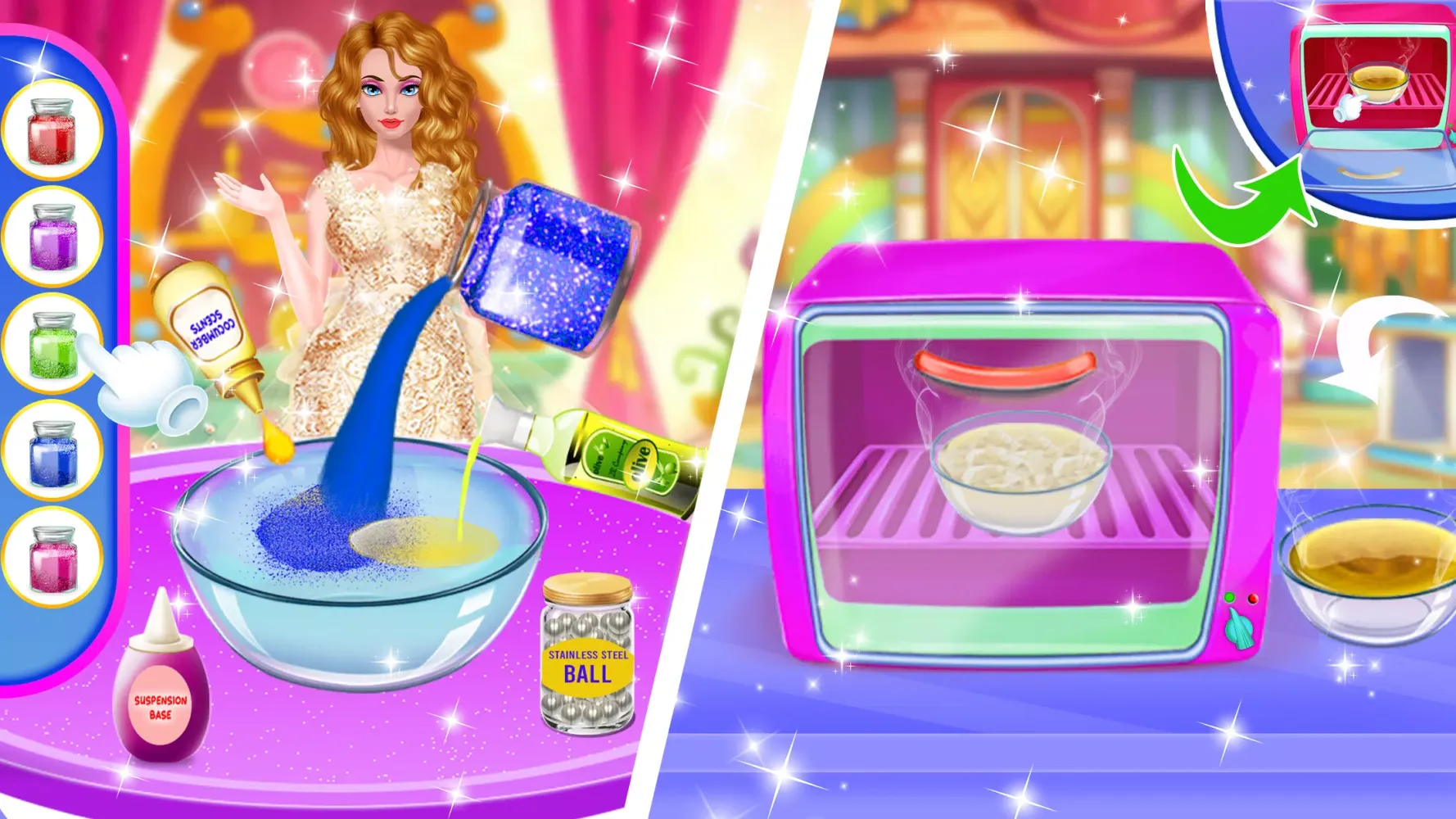 DIY Makeup kit- Makeover Games سکرین شاٹس