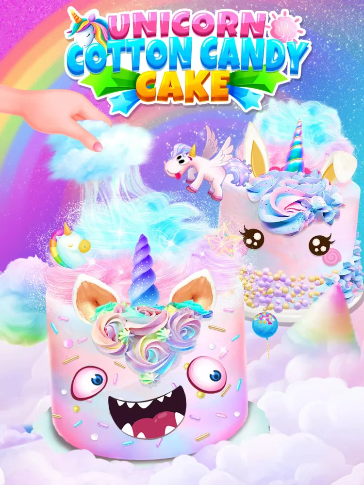 Unicorn Cotton Candy Cake Screenshots