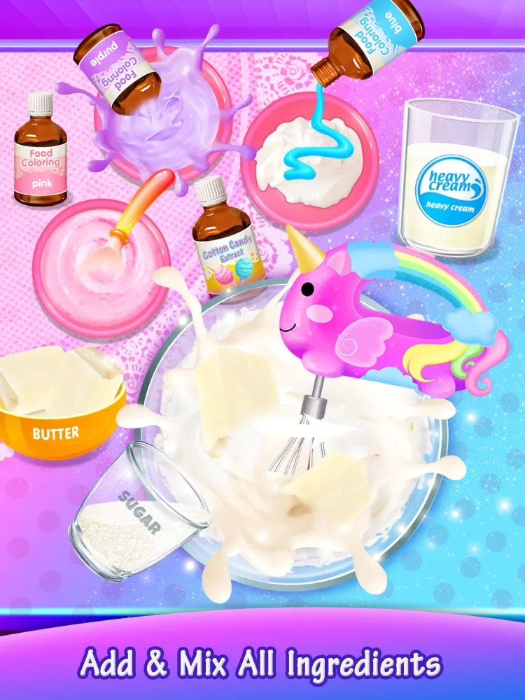 Unicorn Cotton Candy Cake Screenshots