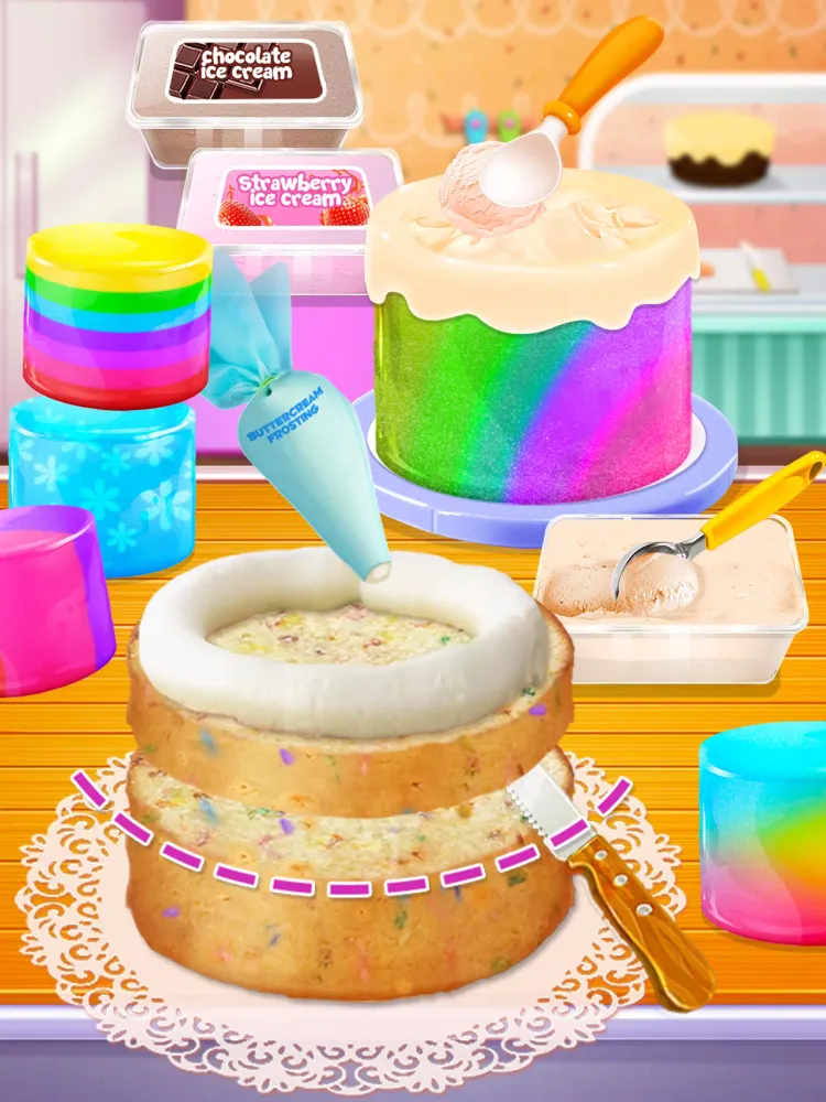 Ice Cream Desserts Sweet Maker Ekran Görüntüleri