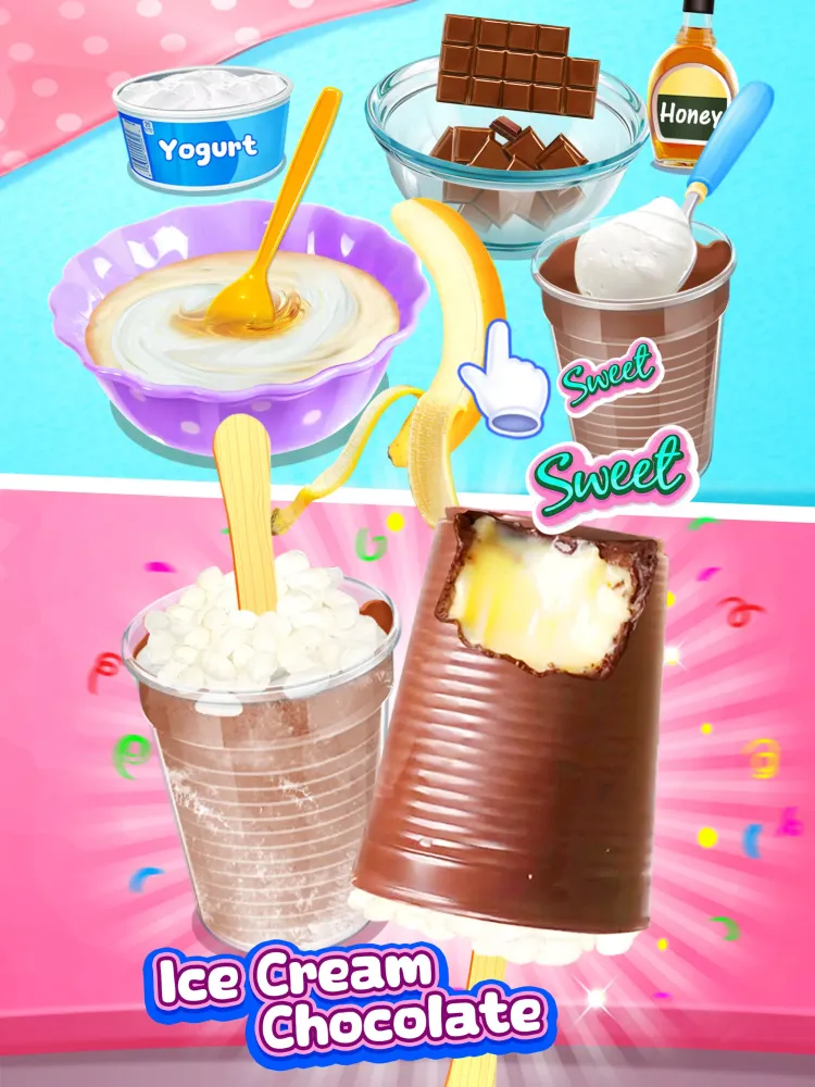 Ice Cream Desserts Sweet Maker Ekran Görüntüleri