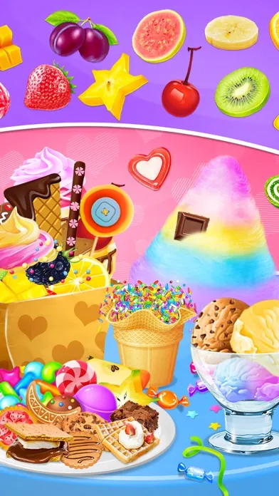Ảnh chụp màn hình của Carnival Cotton Candy Desserts