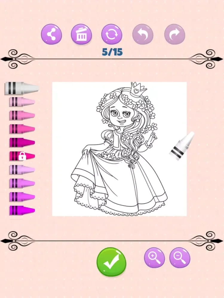 Capturas de tela do Color-Me: Princess Jojo Siwa iPad 