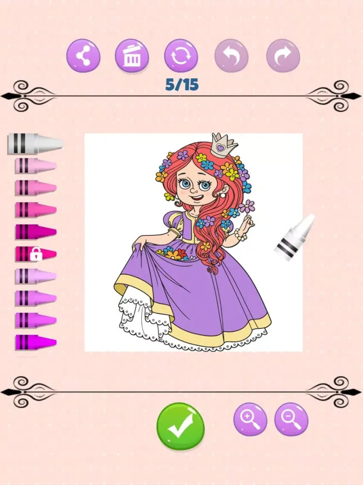 Capturas de tela do Color-Me: Princess Jojo Siwa iPad 