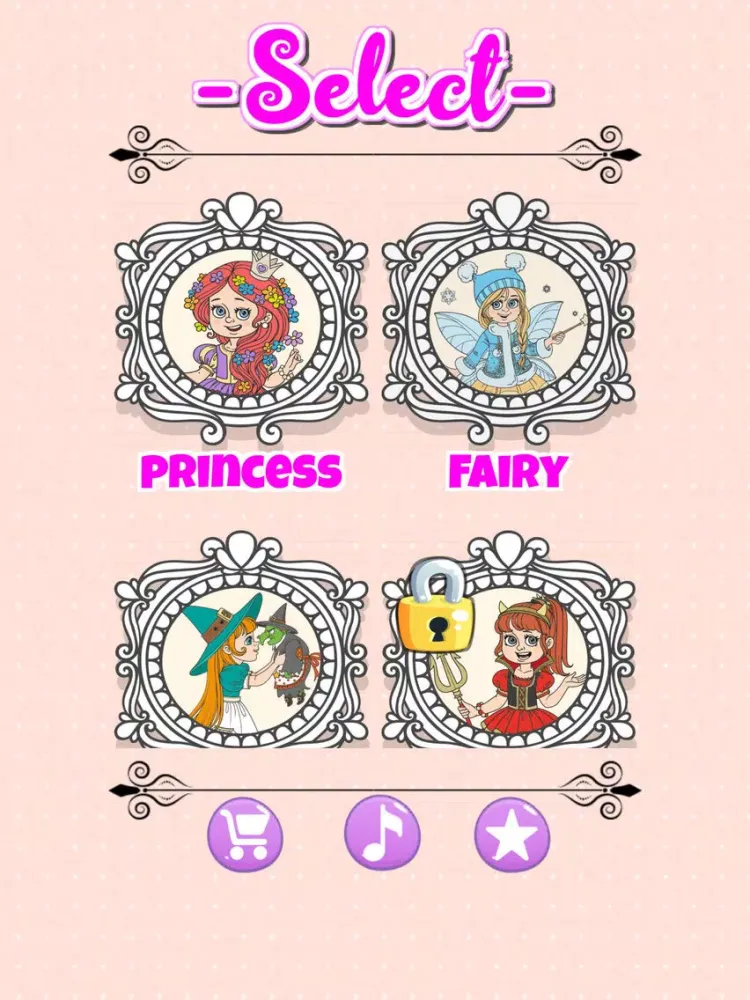 Capturas de tela do Color-Me: Princess Jojo Siwa iPad 