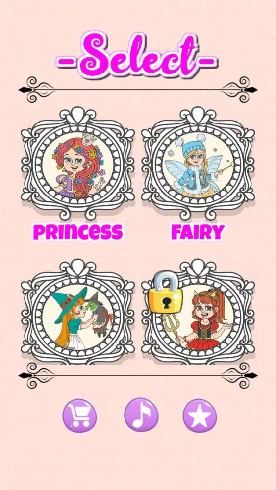 Capturas de tela do Color-Me: Princess Jojo Siwa
