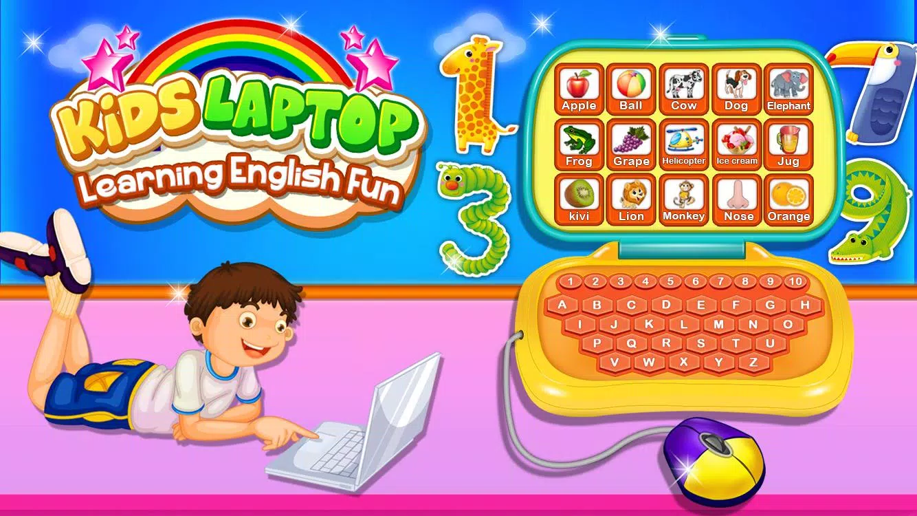 Alphabet Laptop - Educational Screenshots
