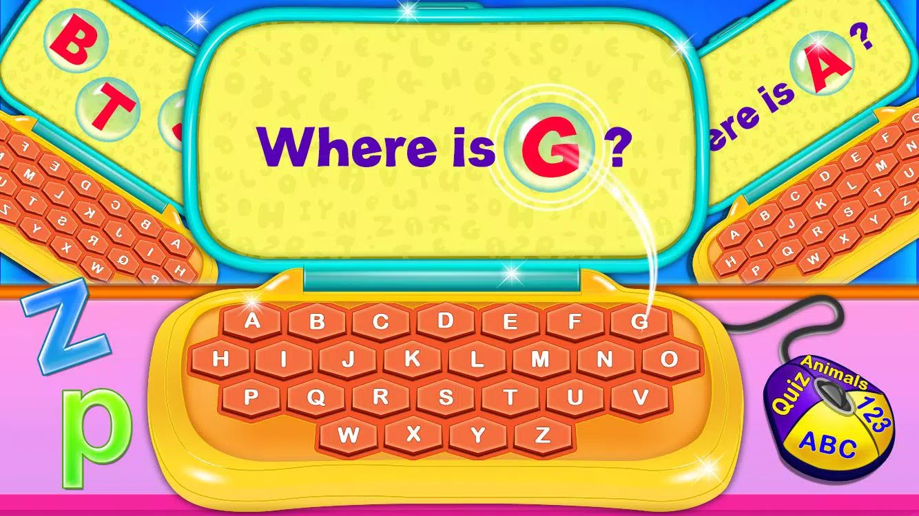 Alphabet Laptop - Educational Screenshots