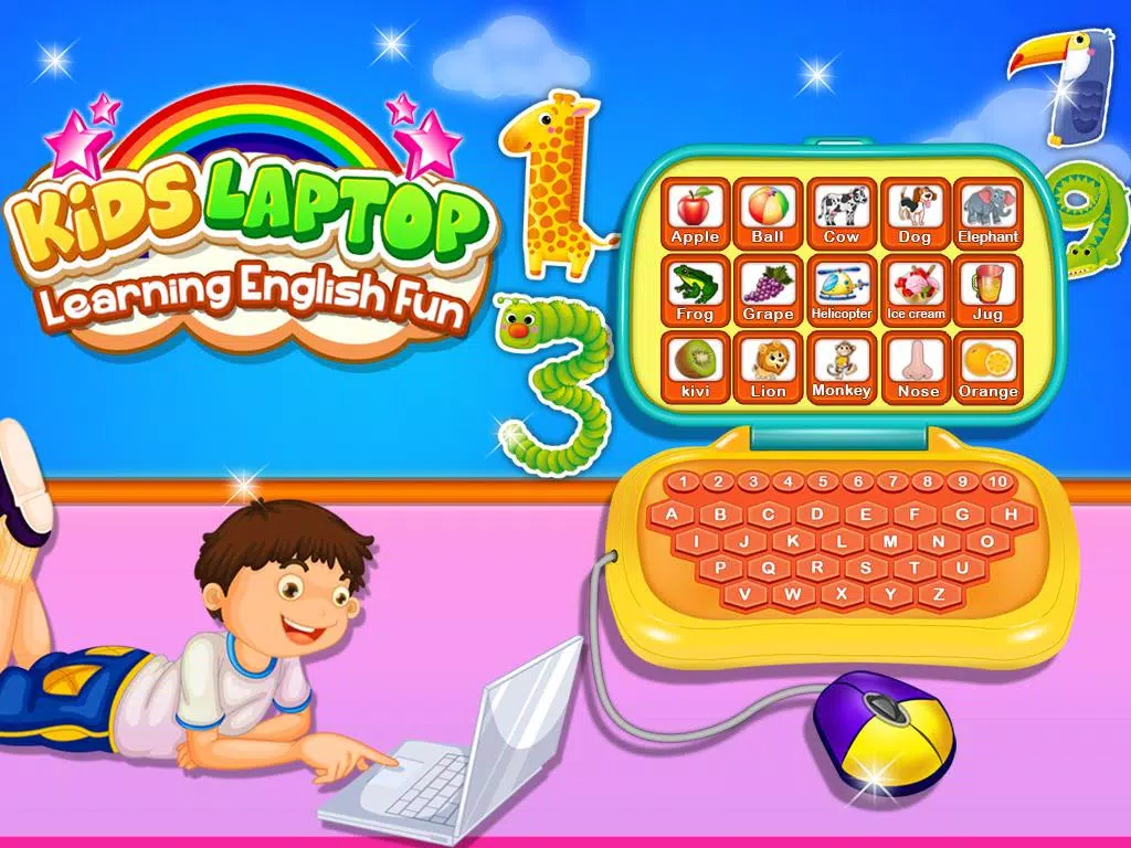 Alphabet Laptop - Educational Screenshots