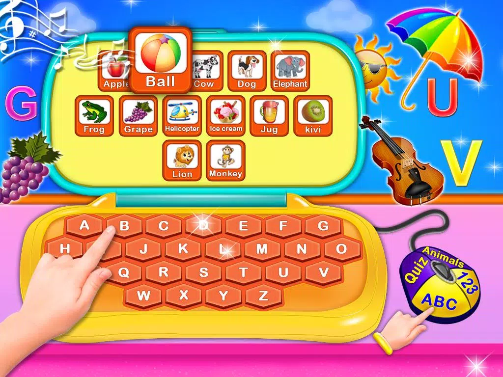 Alphabet Laptop - Educational Screenshots