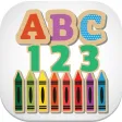 English ABC 123 Alphabet Number Tracing for Kids