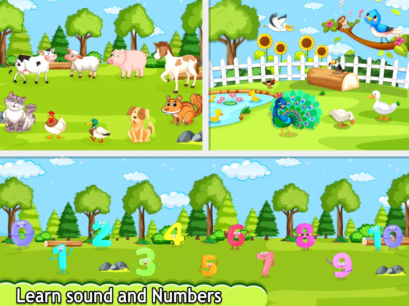 Tangkapan layar Kids Music piano - games