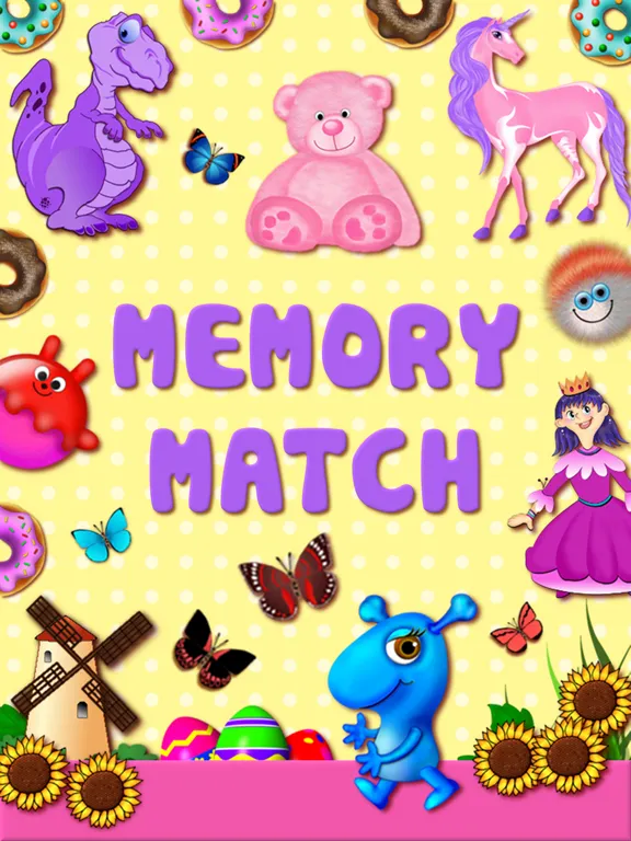 Memory Match Brain Trainer iPad  Screenshots