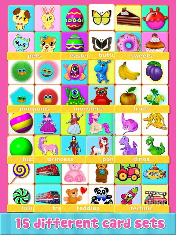 Memory Match Brain Trainer iPad  Screenshots