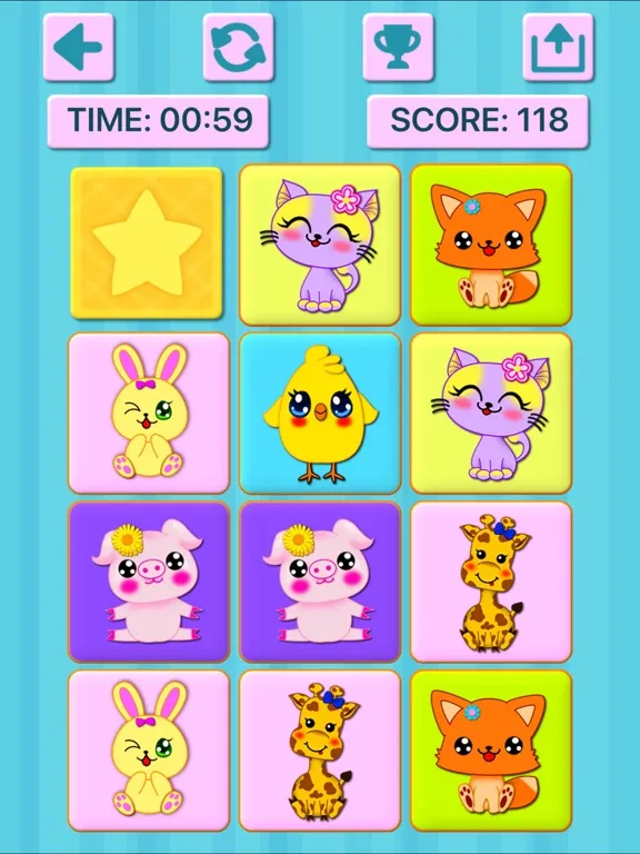 Memory Match Brain Trainer iPad  Screenshots
