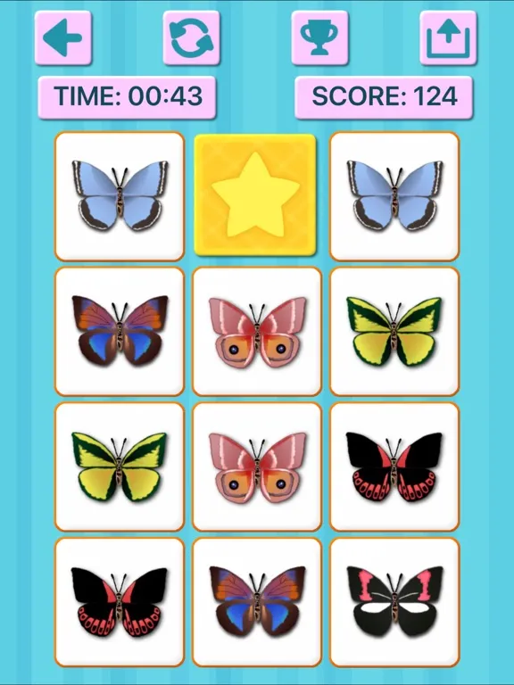 Memory Match Brain Trainer iPad  Screenshots