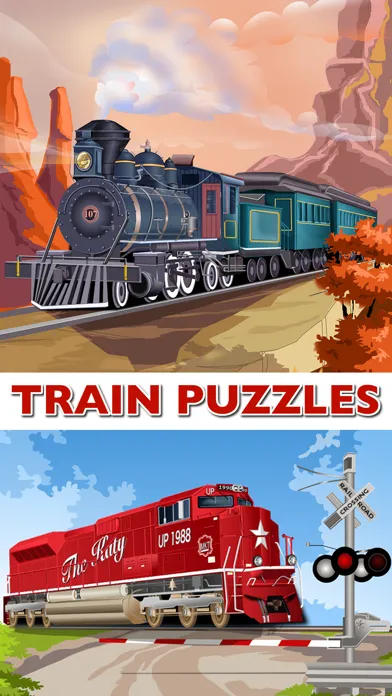 Ảnh chụp màn hình của Train Jigsaw Puzzles for Kids