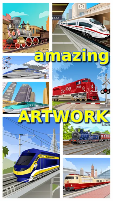 Ảnh chụp màn hình của Train Jigsaw Puzzles for Kids