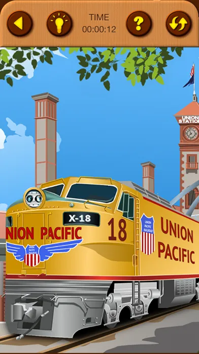 Ảnh chụp màn hình của Train Jigsaw Puzzles for Kids