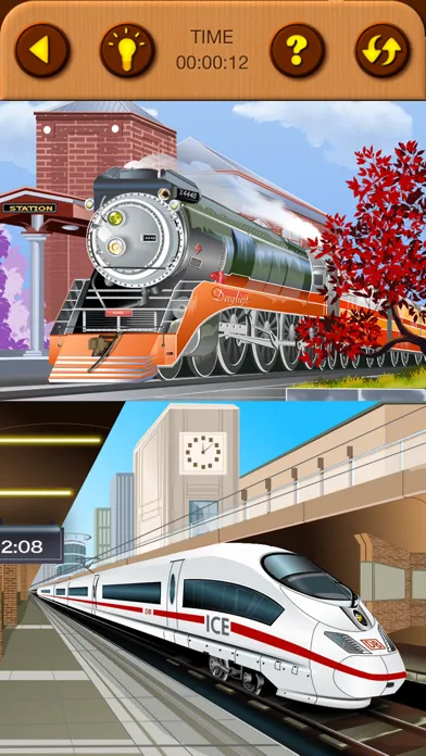 Ảnh chụp màn hình của Train Jigsaw Puzzles for Kids